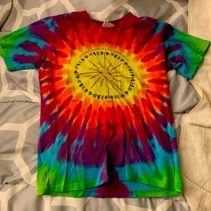 Anvil cotton tie dye t-shirt in size large ( kids size)